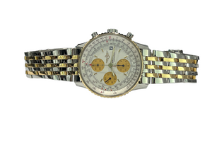 Mens Breitling Navitimer 18K Gold Chronograph Automatic