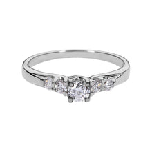 Gold Ring Wedding / Engagement Set Diamonds