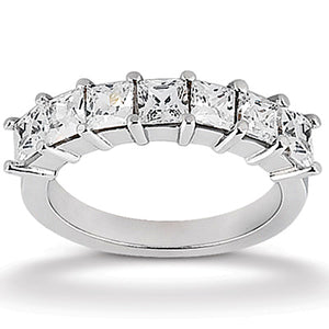 Princess Prong Set Diamond Wedding Band - WB2768